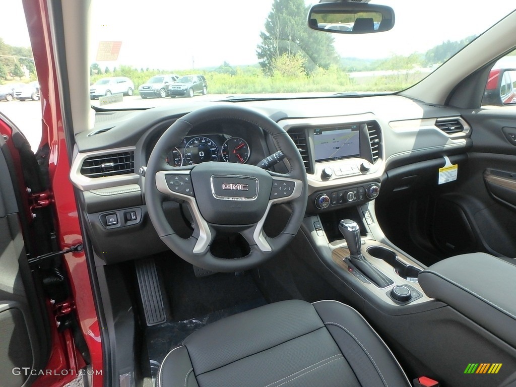 Jet Black Interior 2019 GMC Acadia Denali AWD Photo #129148359