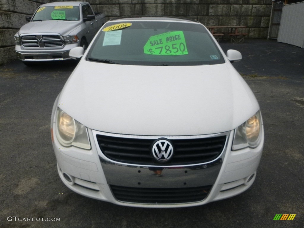 2008 Eos 2.0T - Candy White / Titan Black photo #8