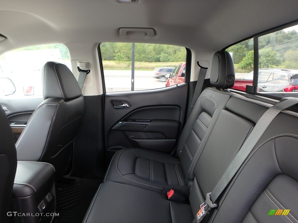 Jet Black Interior 2019 GMC Canyon Denali Crew Cab 4WD Photo #129149301