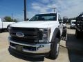 White 2019 Ford F550 Super Duty XL Regular Cab 4x4 Chassis