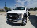 White 2019 Ford F550 Super Duty XL Regular Cab Chassis