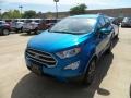 2018 Blue Candy Ford EcoSport SE 4WD  photo #1