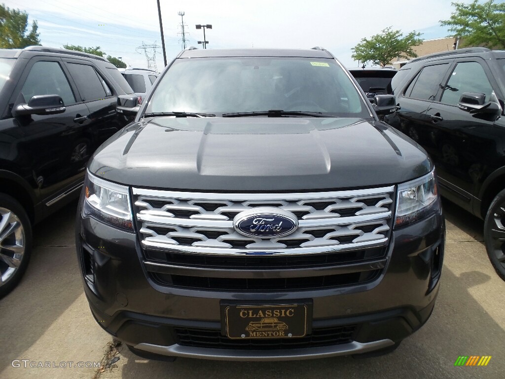 2018 Explorer XLT 4WD - Magnetic Metallic / Ebony Black photo #2