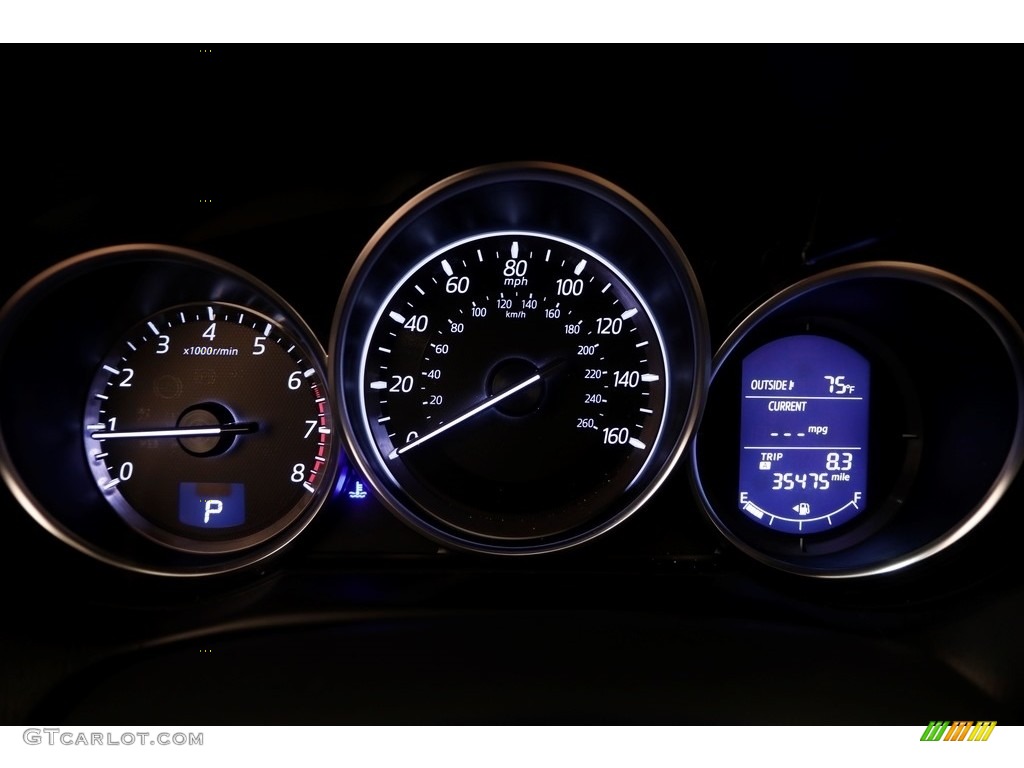 2016 CX-5 Sport AWD - Deep Crystal Blue Mica / Sand photo #8