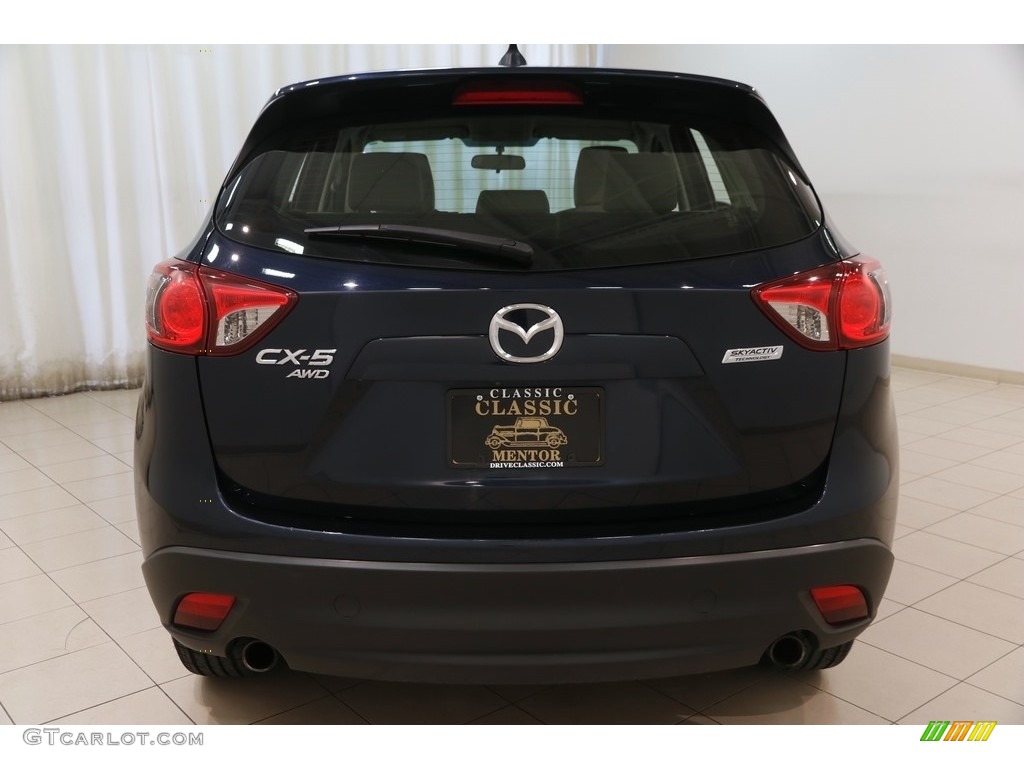 2016 CX-5 Sport AWD - Deep Crystal Blue Mica / Sand photo #18