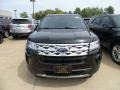 2018 Shadow Black Ford Explorer XLT 4WD  photo #2