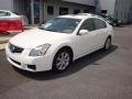 2007 Winter Frost Pearl Nissan Maxima 3.5 SL  photo #2