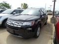 2018 Shadow Black Ford Explorer XLT 4WD  photo #1