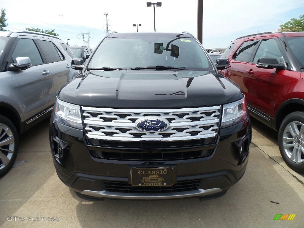 2018 Explorer XLT 4WD - Shadow Black / Ebony Black photo #2