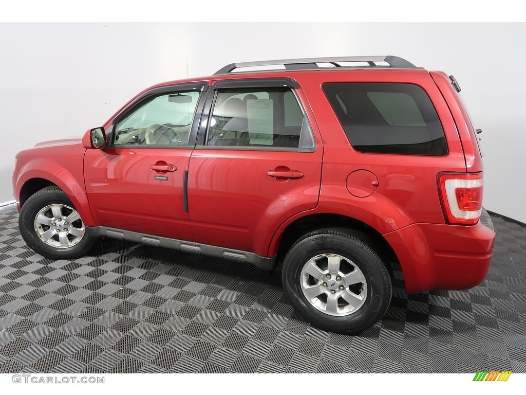 2011 Escape Limited 4WD - Sangria Red Metallic / Camel photo #10