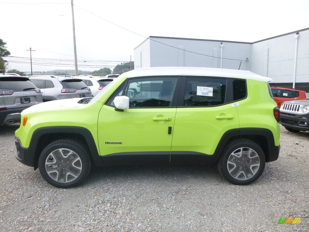 2018 Renegade Latitude 4x4 - Hypergreen / Black photo #2