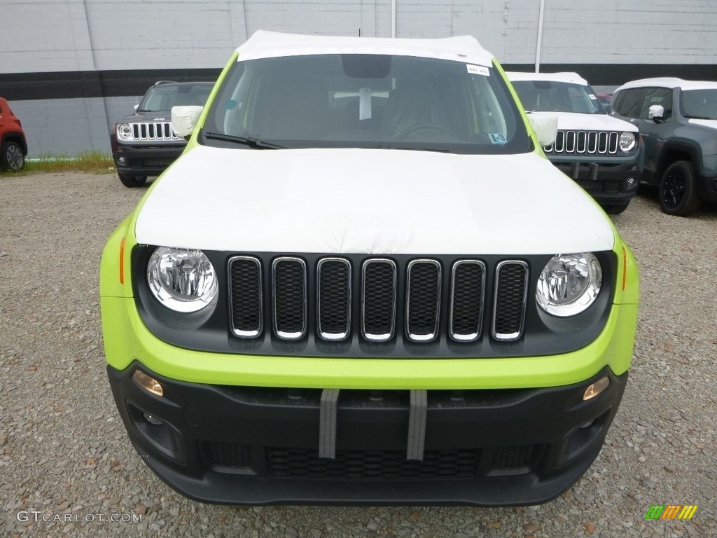 2018 Renegade Latitude 4x4 - Hypergreen / Black photo #8