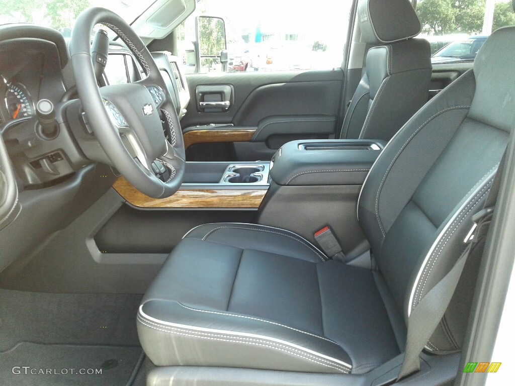 High Country Jet Black/­Medium Ash Gray Interior 2019 Chevrolet Silverado 3500HD High Country Crew Cab 4x4 Photo #129158259