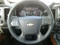 2019 Chevrolet Silverado 3500HD High Country Jet Black/­Medium Ash Gray Interior Steering Wheel Photo