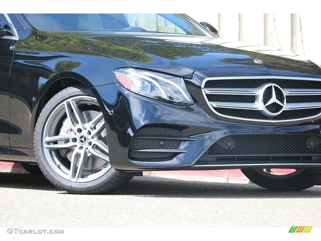 2018 E 300 Sedan - Black / Saddle Brown/Black photo #3