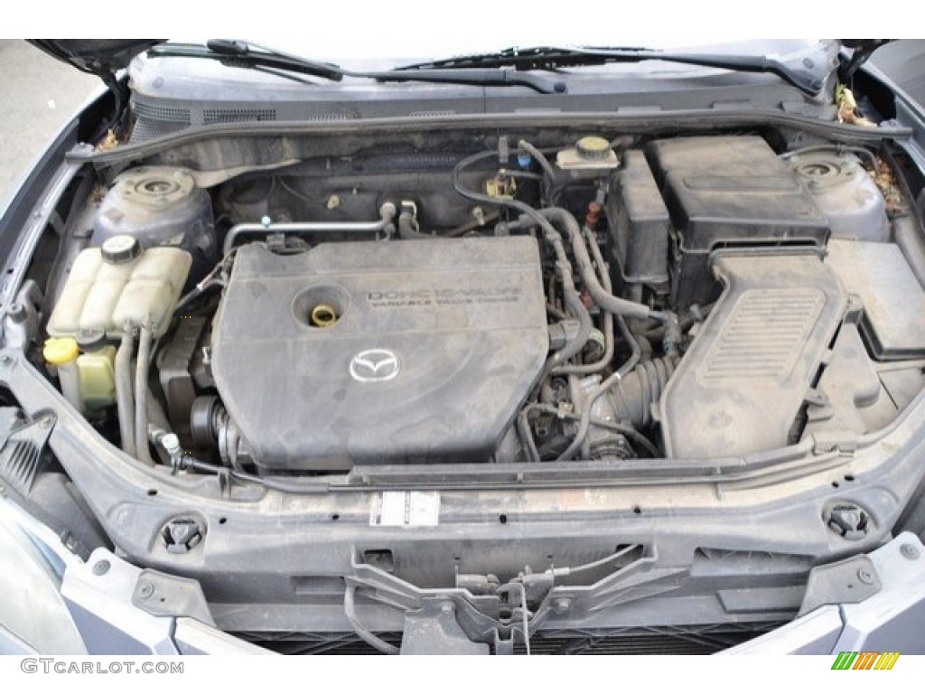 2008 MAZDA3 i Touring Sedan - Galaxy Gray Mica / Black photo #9