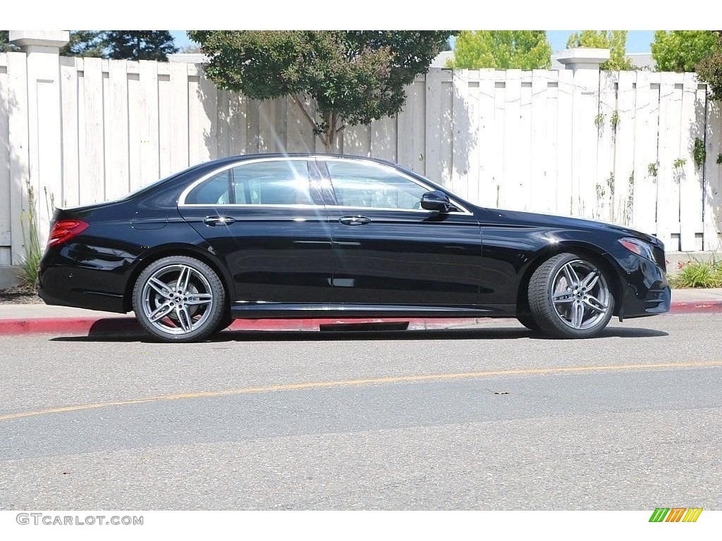 2018 E 300 Sedan - Black / Saddle Brown/Black photo #5