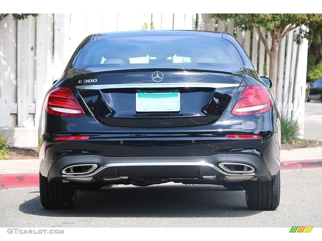 2018 E 300 Sedan - Black / Saddle Brown/Black photo #7