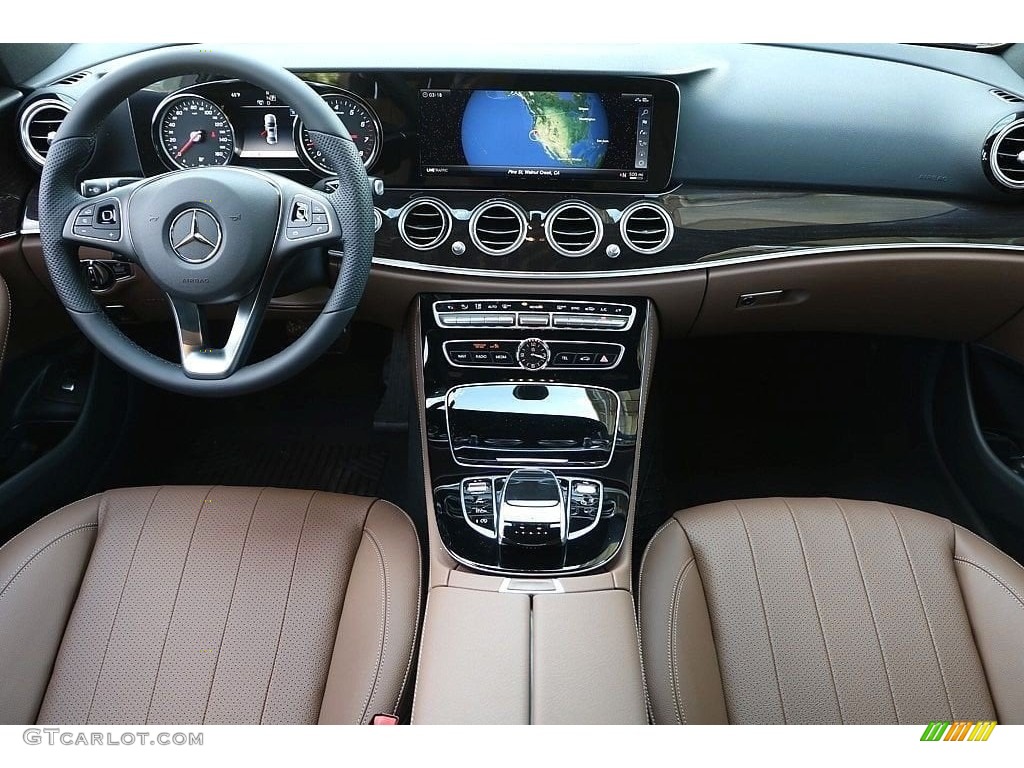 2018 E 300 Sedan - Black / Saddle Brown/Black photo #10