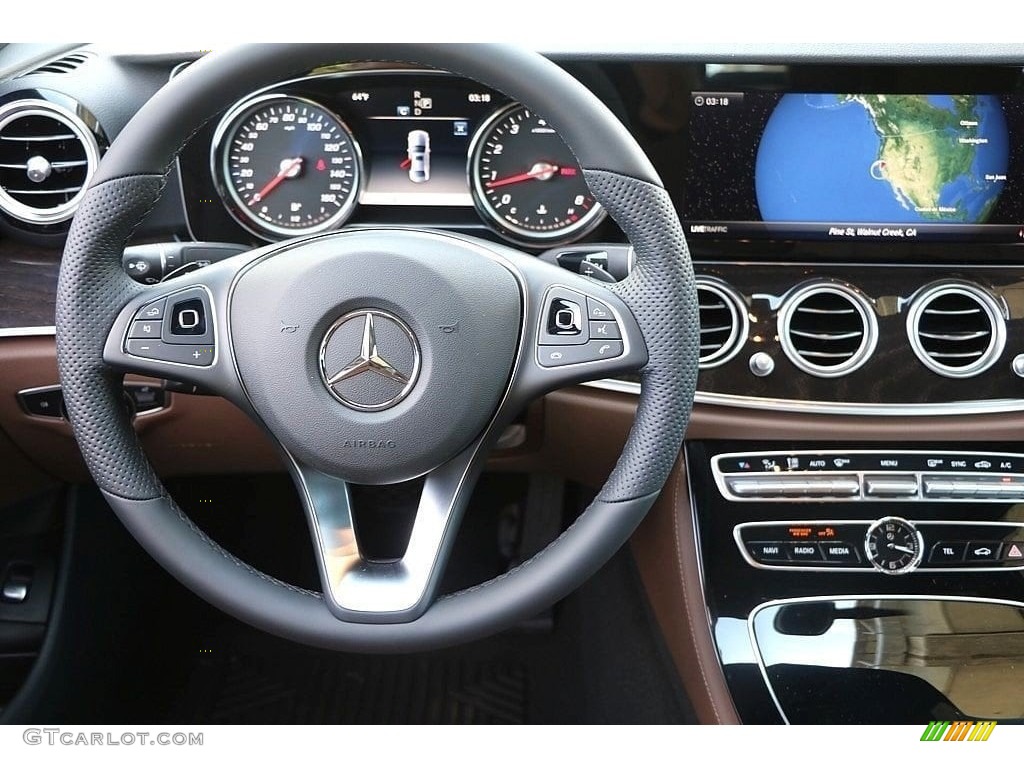2018 E 300 Sedan - Black / Saddle Brown/Black photo #11
