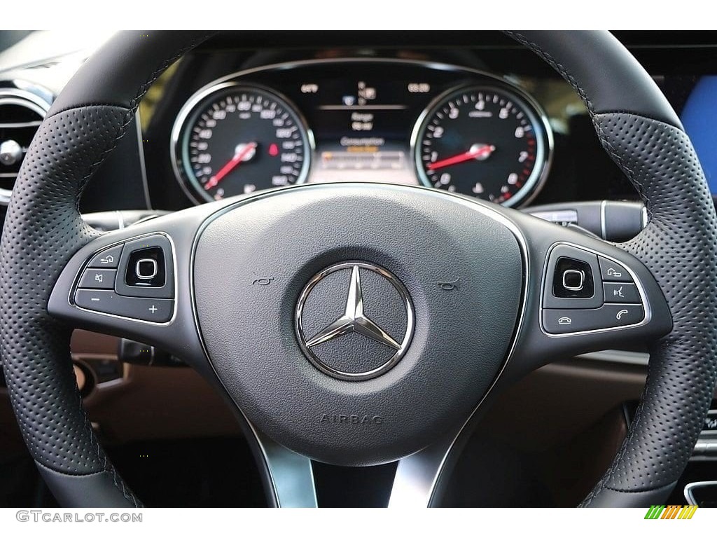 2018 E 300 Sedan - Black / Saddle Brown/Black photo #16