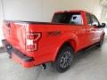 2018 Race Red Ford F150 XLT SuperCab 4x4  photo #2