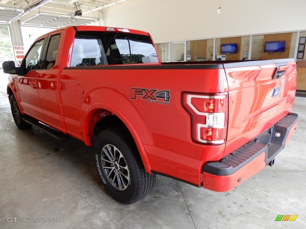 2018 F150 XLT SuperCab 4x4 - Race Red / Black photo #3