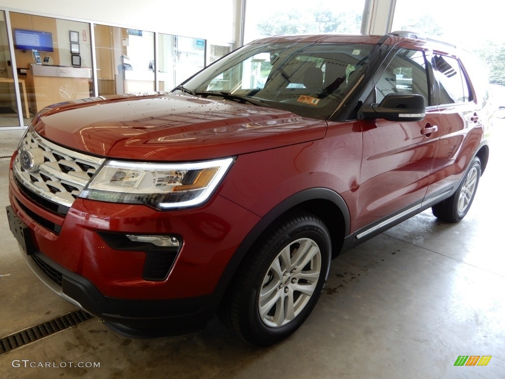 2018 Explorer XLT 4WD - Ruby Red / Ebony Black photo #5