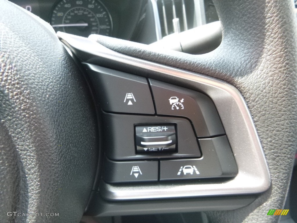 2019 Subaru Impreza 2.0i 4-Door Black Steering Wheel Photo #129165537
