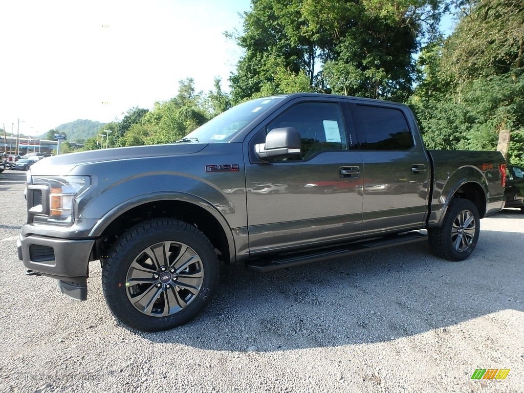 2018 F150 XLT SuperCrew 4x4 - Magnetic / Special Edition Black/Red photo #6