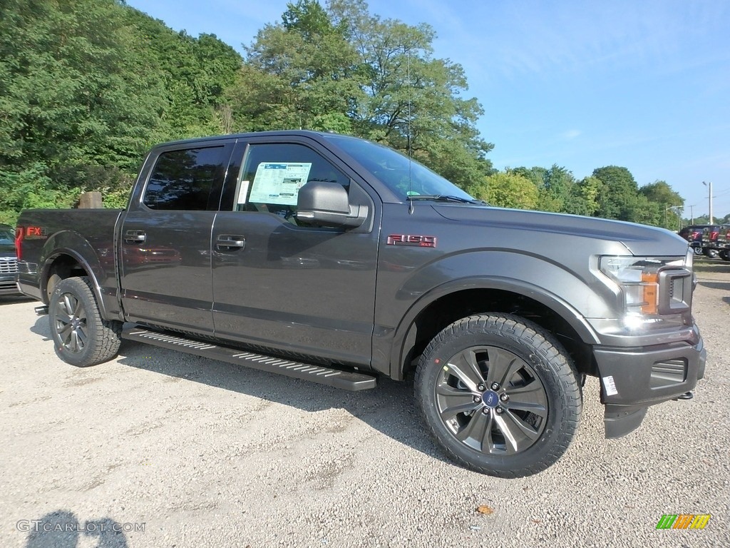 2018 F150 XLT SuperCrew 4x4 - Magnetic / Special Edition Black/Red photo #8
