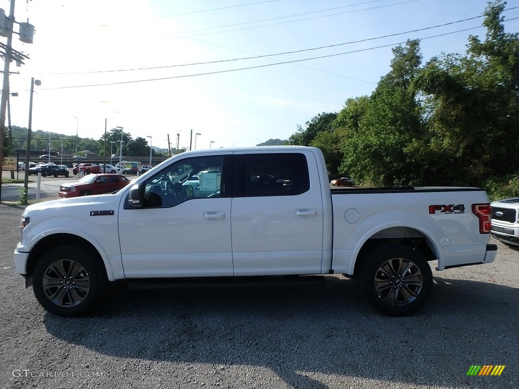 2018 F150 XLT SuperCrew 4x4 - Oxford White / Special Edition Black/Red photo #5