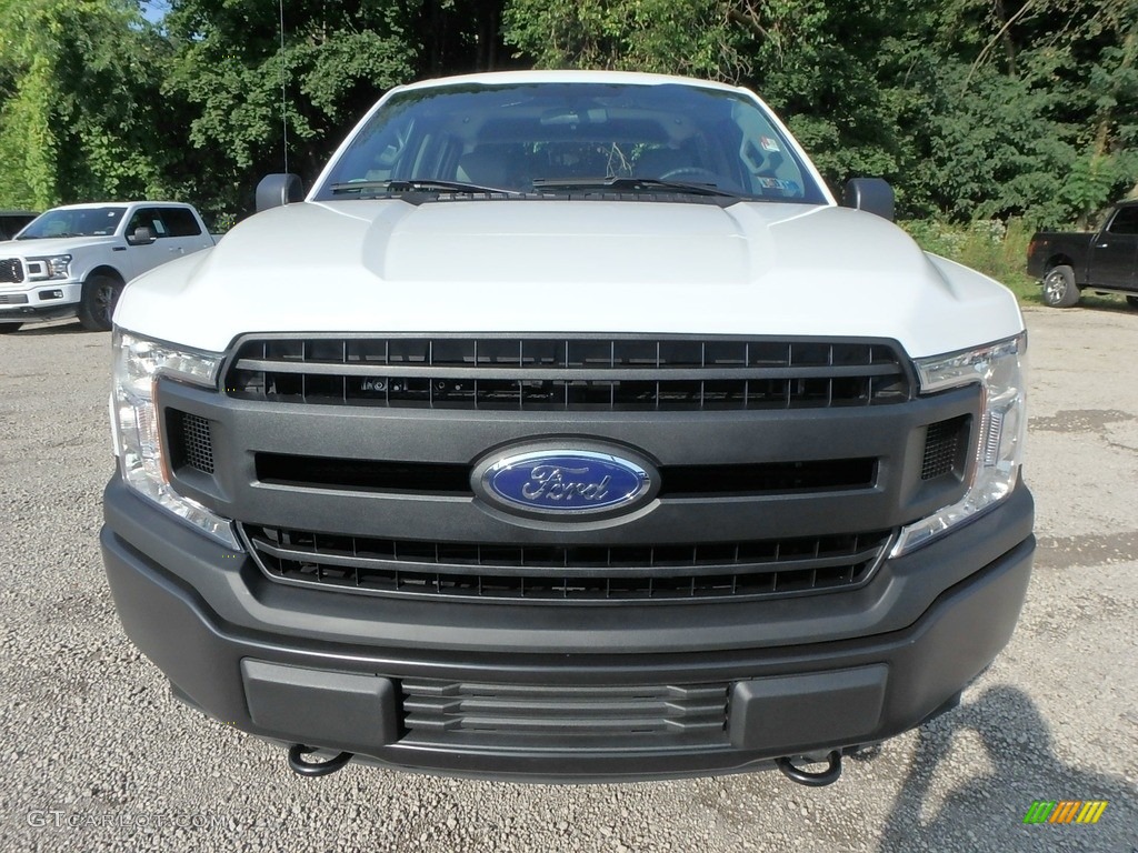 2018 F150 XL SuperCrew 4x4 - Oxford White / Earth Gray photo #8