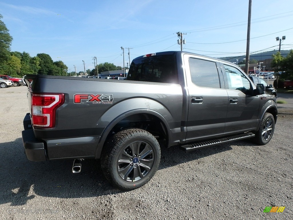 2018 F150 XLT SuperCrew 4x4 - Magnetic / Special Edition Black/Red photo #2