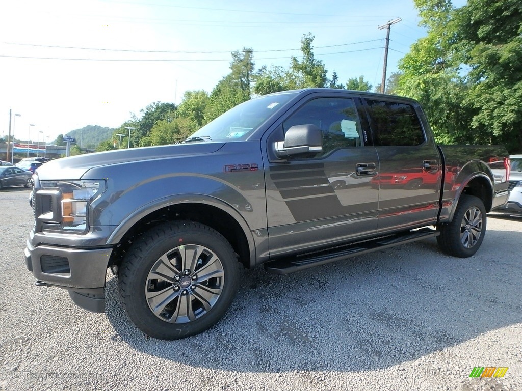 2018 F150 XLT SuperCrew 4x4 - Magnetic / Special Edition Black/Red photo #6