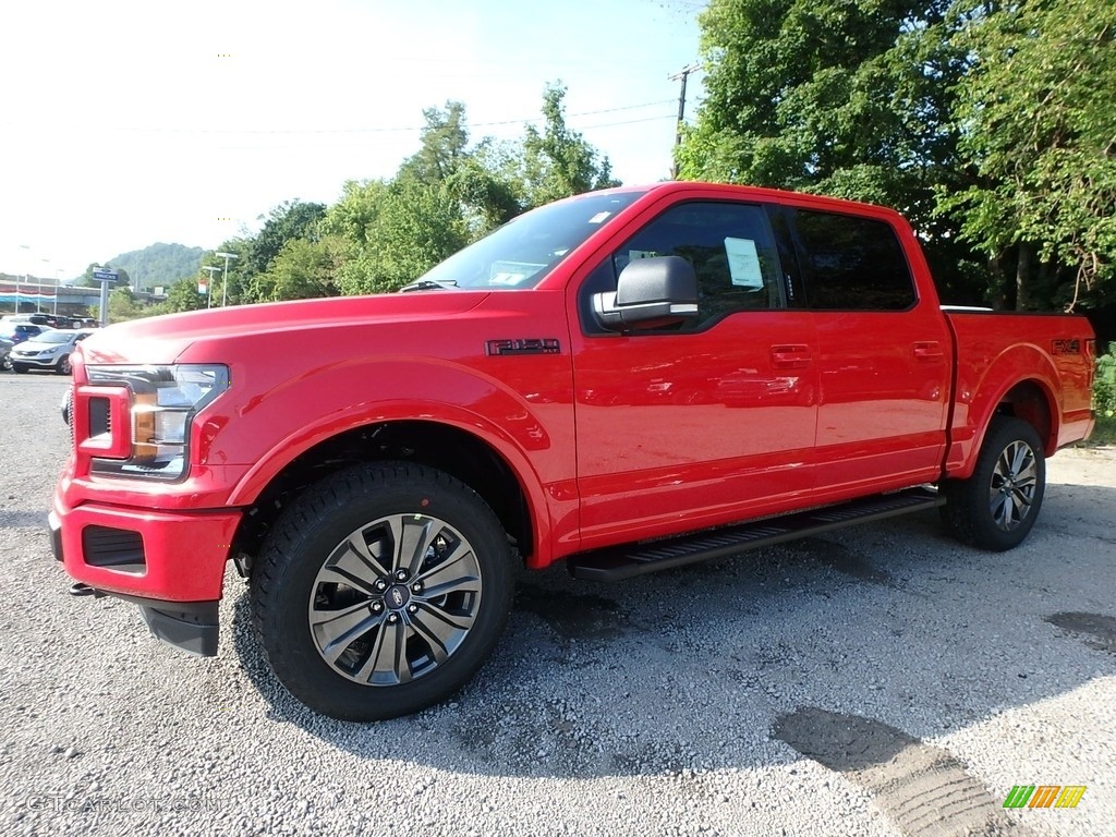 2018 F150 XLT SuperCrew 4x4 - Race Red / Special Edition Black/Red photo #6