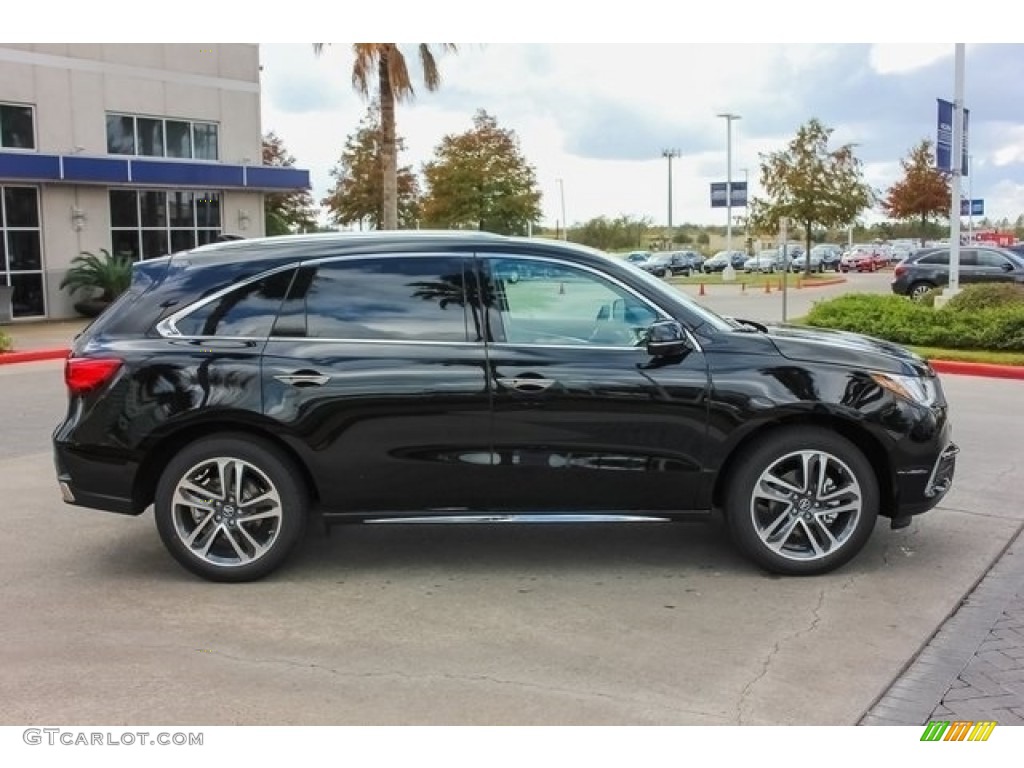 Crystal Black Pearl 2018 Acura MDX Advance SH-AWD Exterior Photo #129169585