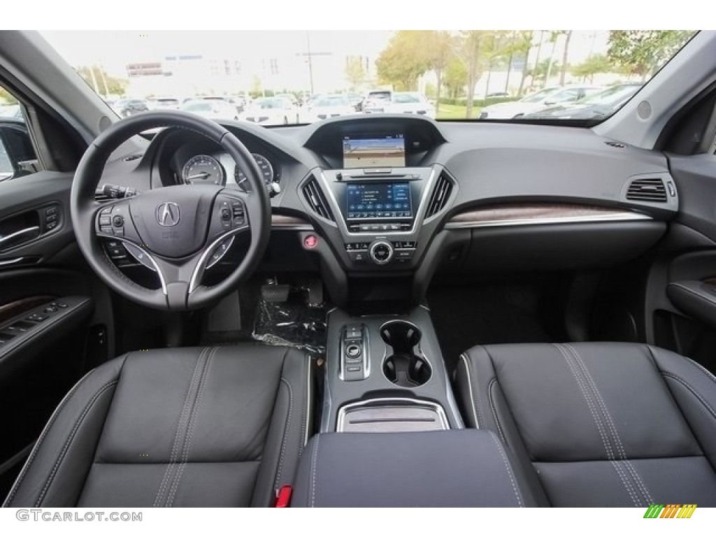 2018 Acura MDX Advance SH-AWD Ebony Dashboard Photo #129169606