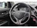 Ebony 2018 Acura MDX Advance SH-AWD Steering Wheel