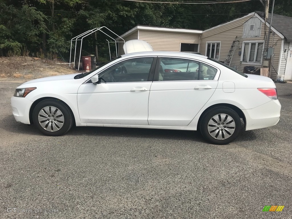 2010 Accord LX Sedan - Taffeta White / Ivory photo #2