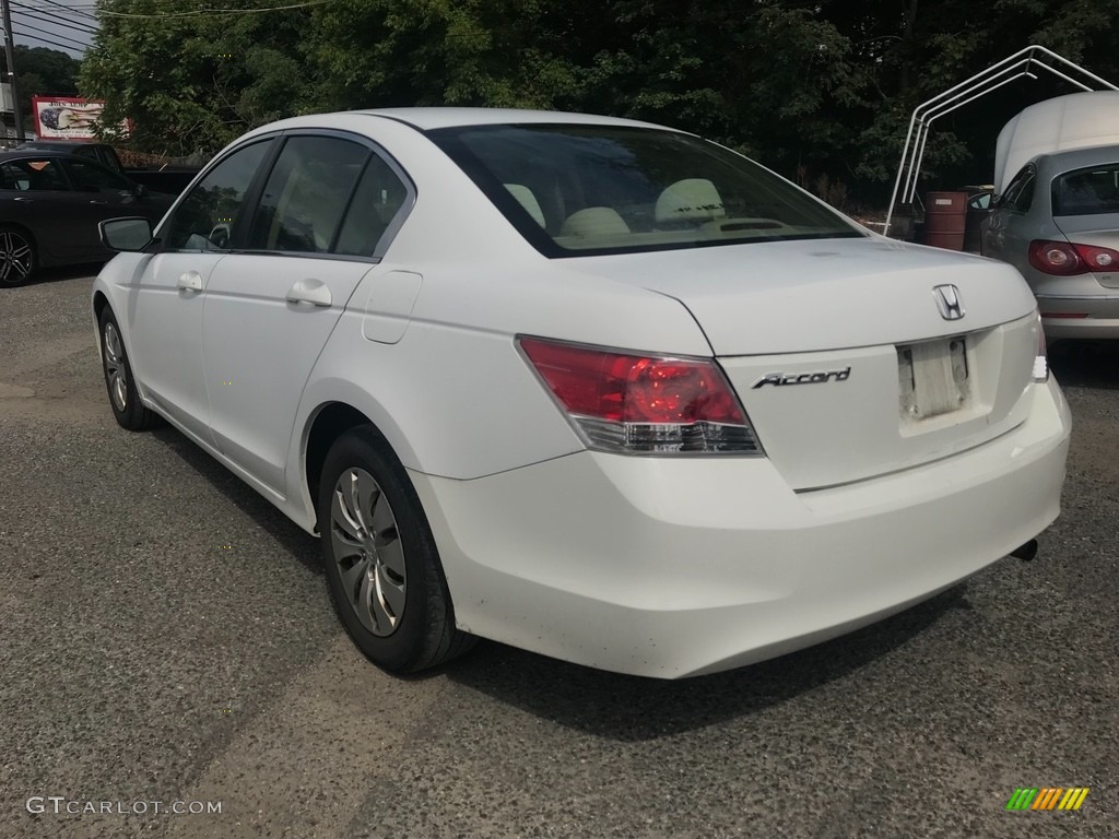 2010 Accord LX Sedan - Taffeta White / Ivory photo #3