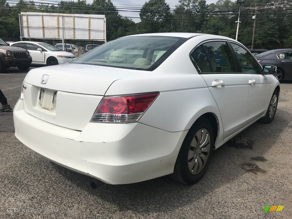 2010 Accord LX Sedan - Taffeta White / Ivory photo #5