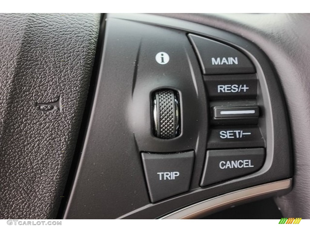 2018 Acura MDX Advance SH-AWD Ebony Steering Wheel Photo #129170251