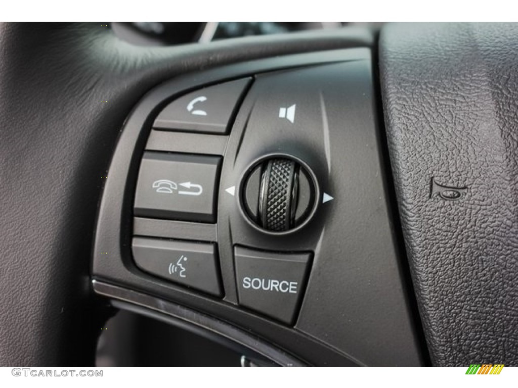 2018 Acura MDX Advance SH-AWD Ebony Steering Wheel Photo #129170275