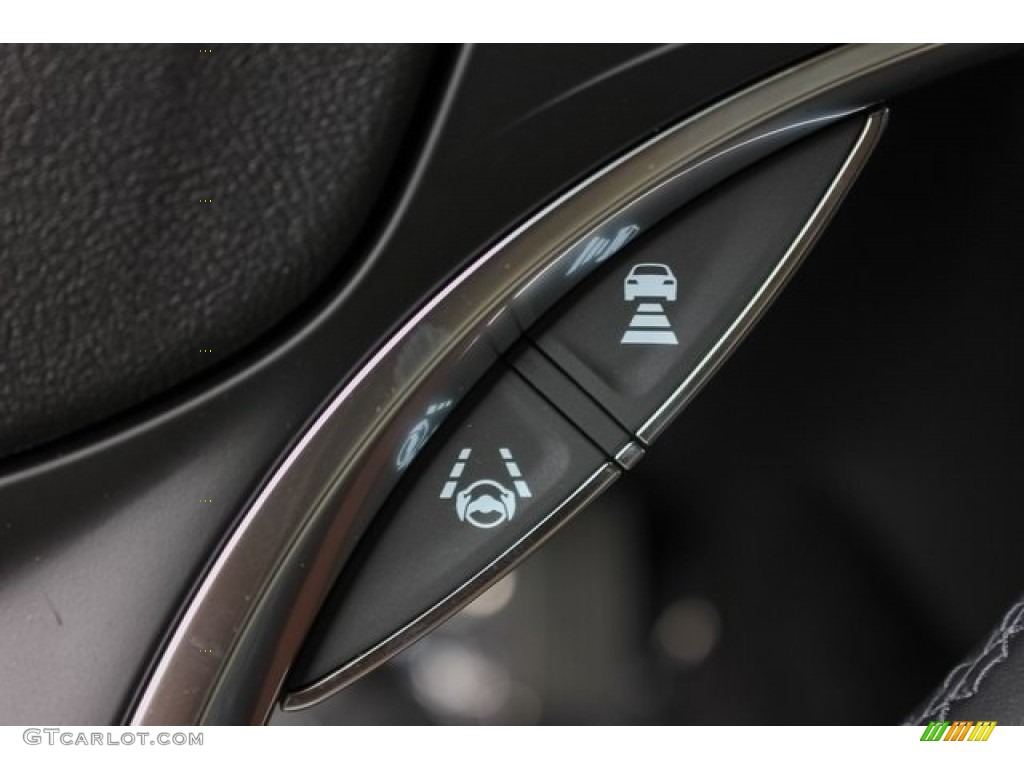 2018 Acura MDX Advance SH-AWD Ebony Steering Wheel Photo #129170315