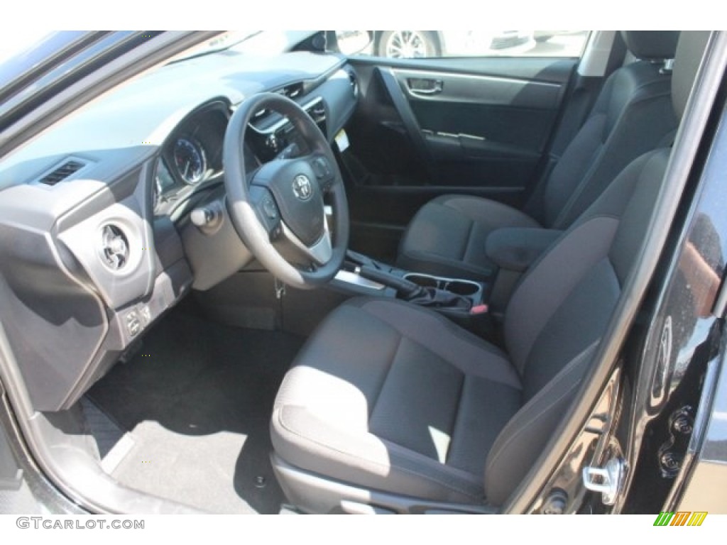 2019 Corolla LE - Black Sand Pearl / Black photo #14
