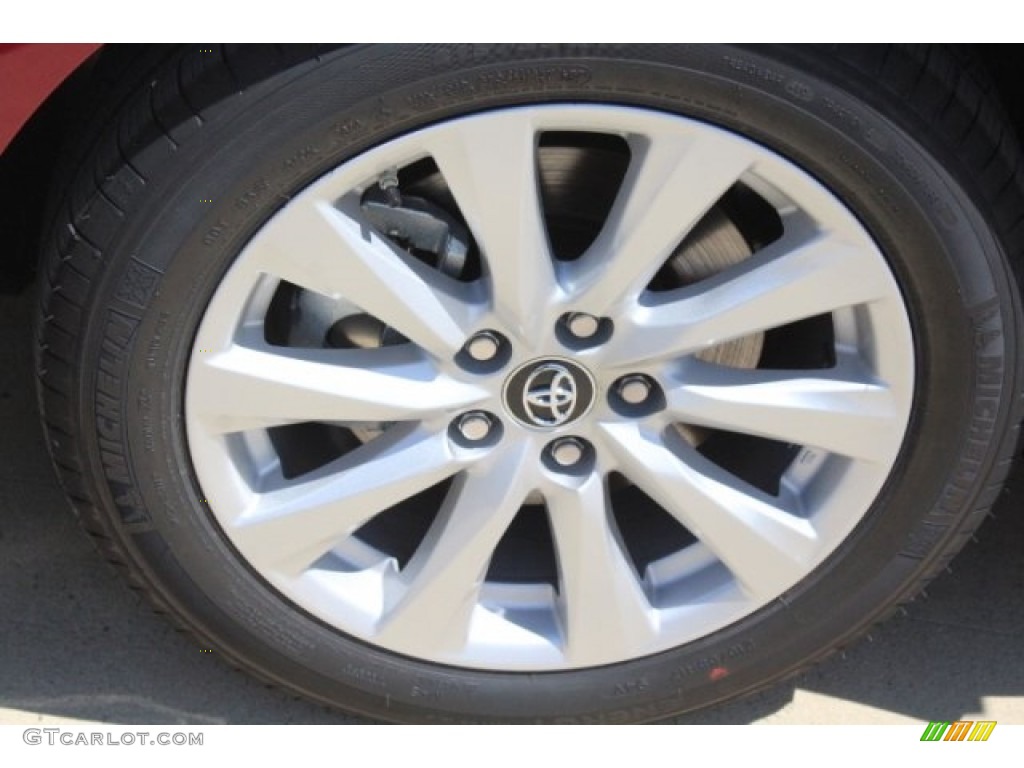 2018 Camry LE - Ruby Flare Pearl / Black photo #4