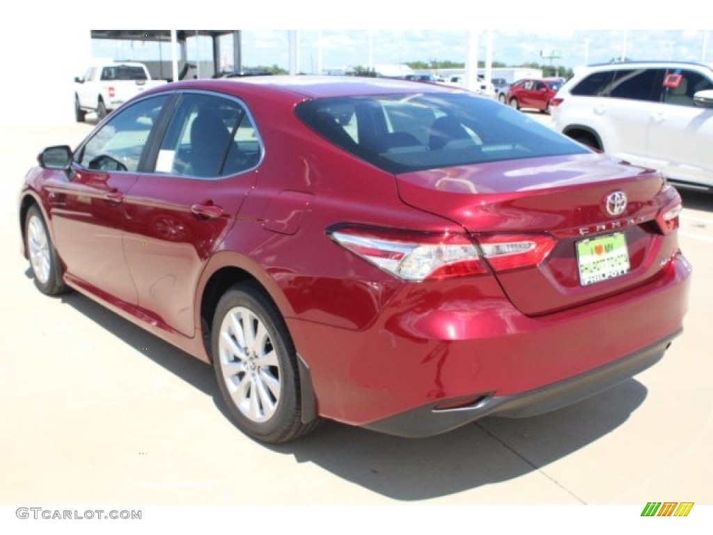 2018 Camry LE - Ruby Flare Pearl / Black photo #6