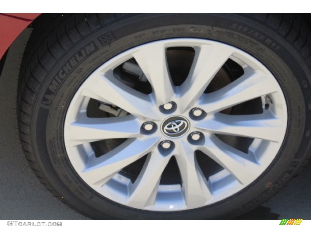 2018 Camry LE - Ruby Flare Pearl / Black photo #9