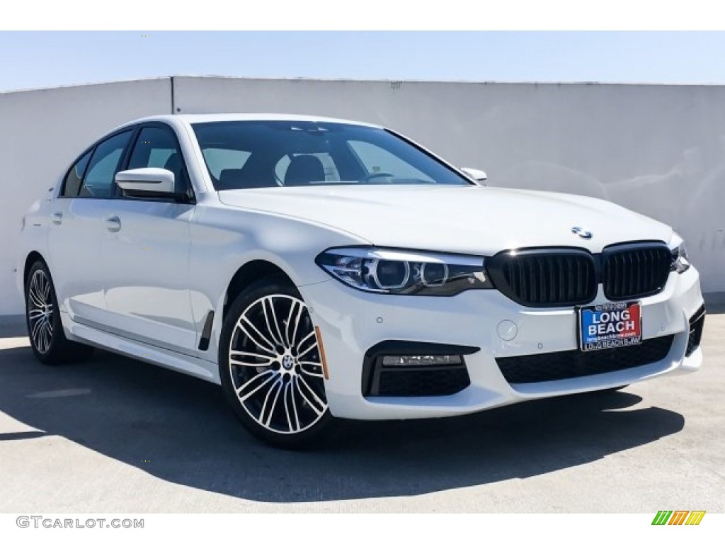 Alpine White 2019 BMW 5 Series 530e iPerformance Sedan Exterior Photo #129176186